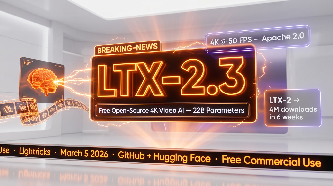 LTX-2.3: The Free, Open-Source 4K Video Model That Just Made Expensive AI Subscriptions Optional — Hero – Breaking News