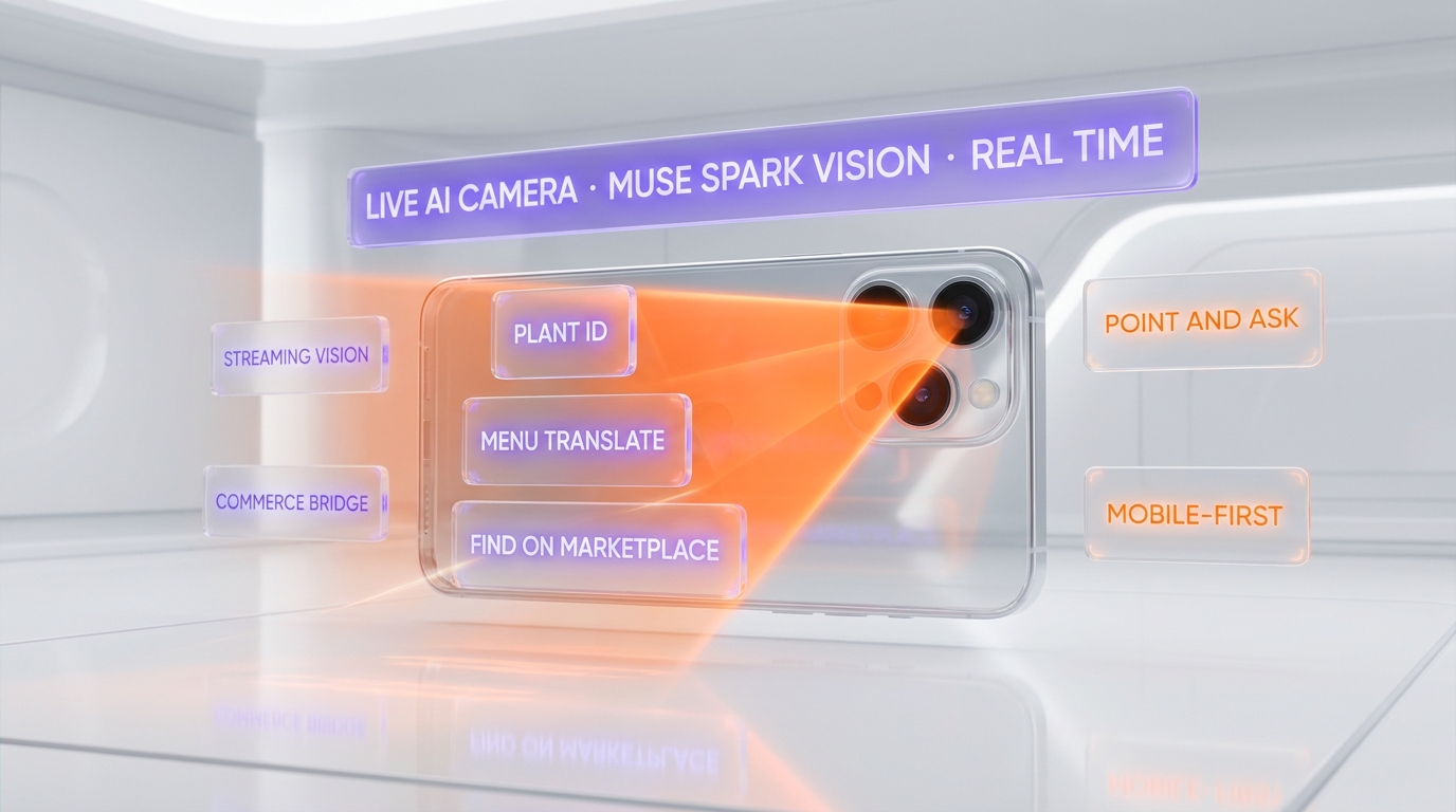 Meta AI Live camera — real-time vision in the consumer app