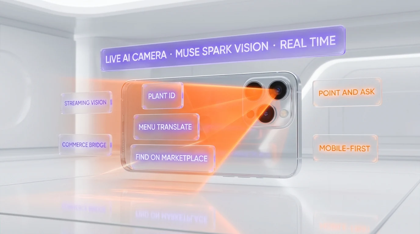 Meta AI Live camera — real-time vision in the consumer app