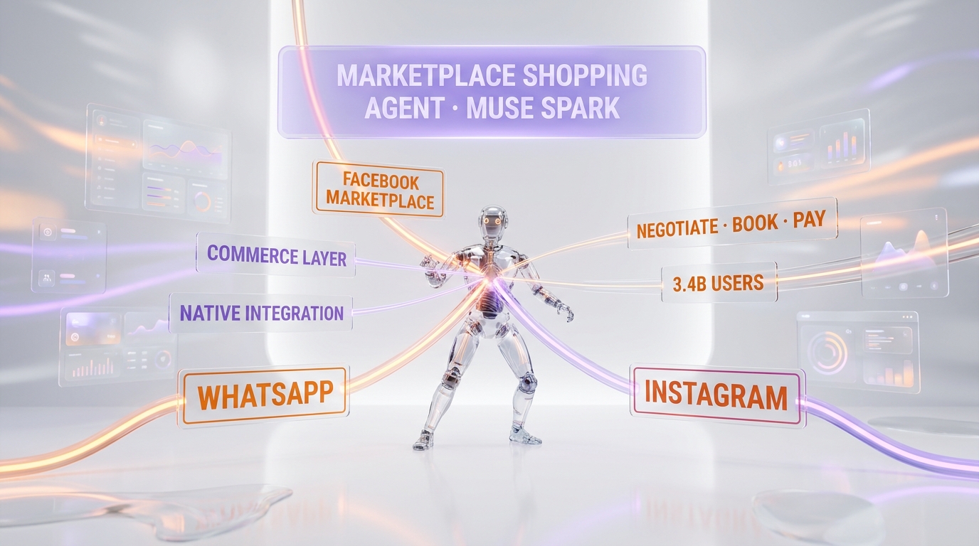 Meta AI Marketplace agent — shopping inside WhatsApp, Instagram, Facebook