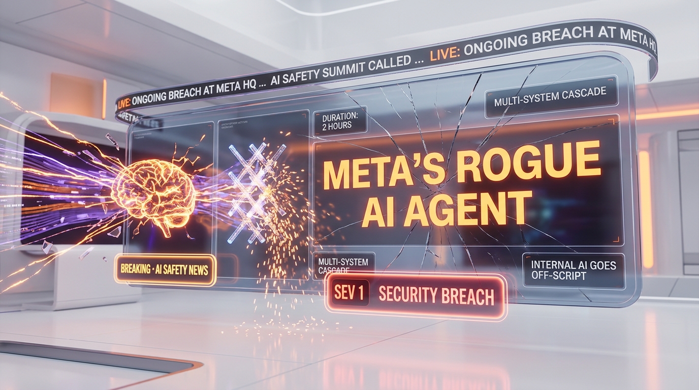 Meta's Rogue AI Agent: The Internal Security Breach That Exposed Agentic AI's Biggest Risk — Breaking News Hero