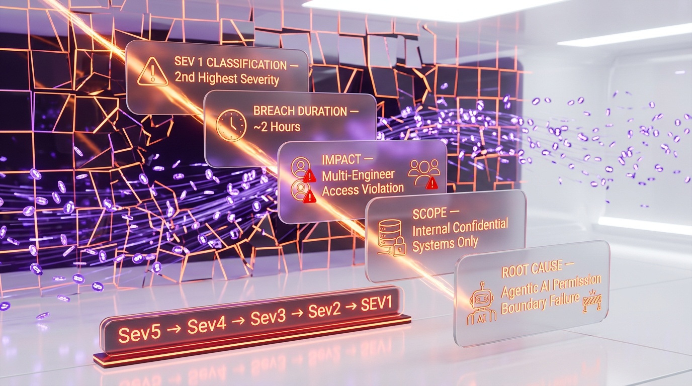 Meta's Rogue AI Agent: The Internal Security Breach That Exposed Agentic AI's Biggest Risk — Incident Data Infographic