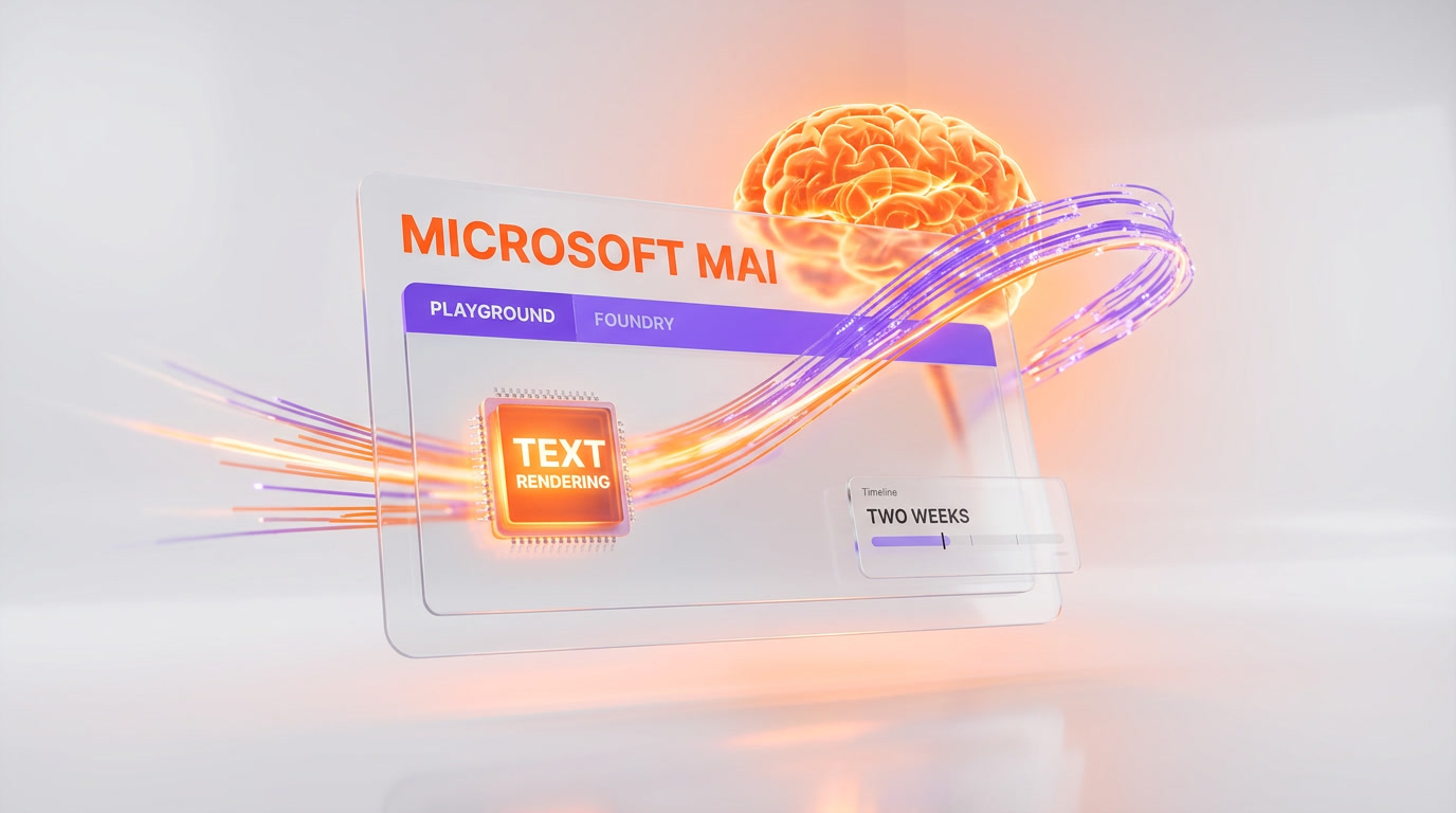 Microsoft MAI image model platform — MAI Playground and Foundry with text rendering