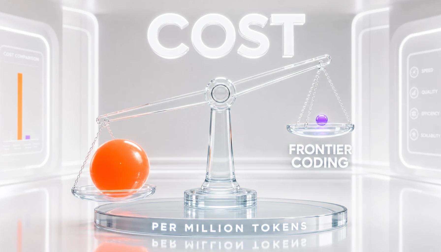 A frontier-class coding model offered at a fraction of the cost of leading Western closed models, with the exact per-token price varying by source and SKU
