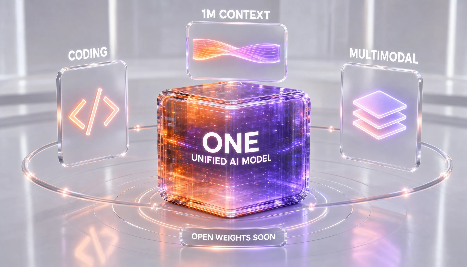 A Chinese open-weight AI model combining frontier coding, one million tokens of context, and native multimodal input through a new sparse attention architecture, with weights promised within roughly ten days of launch