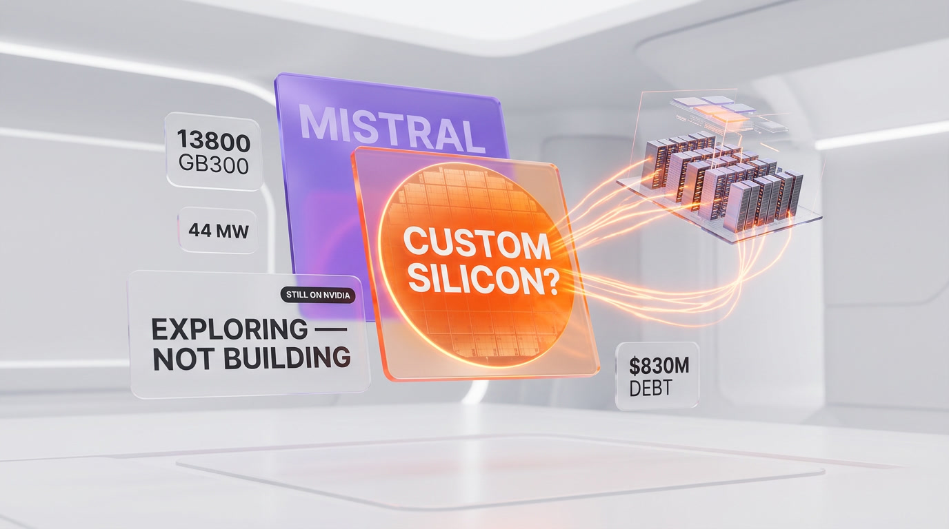 Mistral exploring custom AI chips — Arthur Mensch still relies on Nvidia