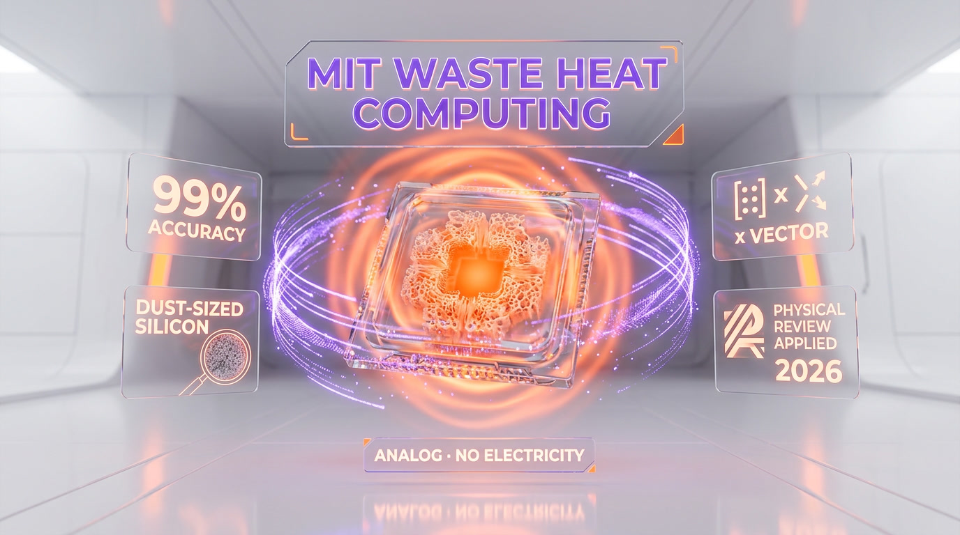 MIT waste heat analog computing silicon structures 99% accuracy — Hero