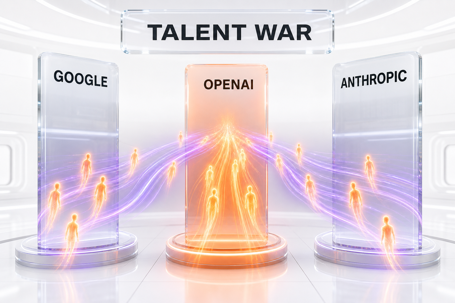 The AI talent war between Google and OpenAI — top researchers moving between frontier labs ahead of OpenAI's IPO