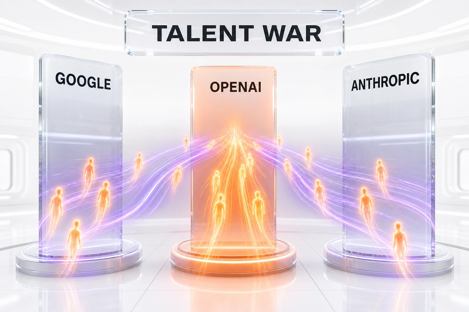 The AI talent war between Google and OpenAI — top researchers moving between frontier labs ahead of OpenAI's IPO