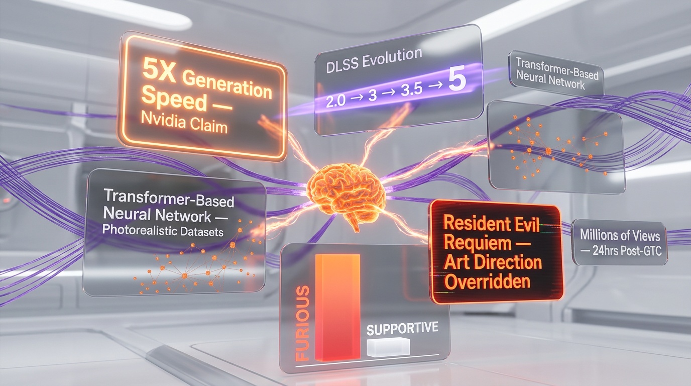 Nvidia DLSS 5: The Gaming Community Backlash Nobody Saw Coming — Infographic — DLSS 5 Stats & Controversy