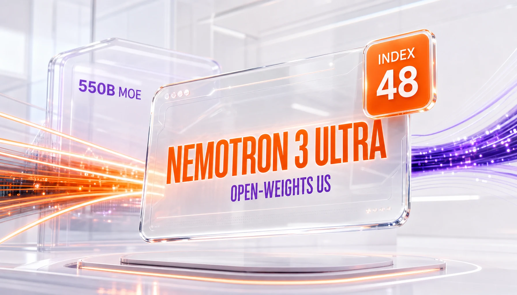 NVIDIA Nemotron 3 Ultra — the best US open-weights model, Index 48