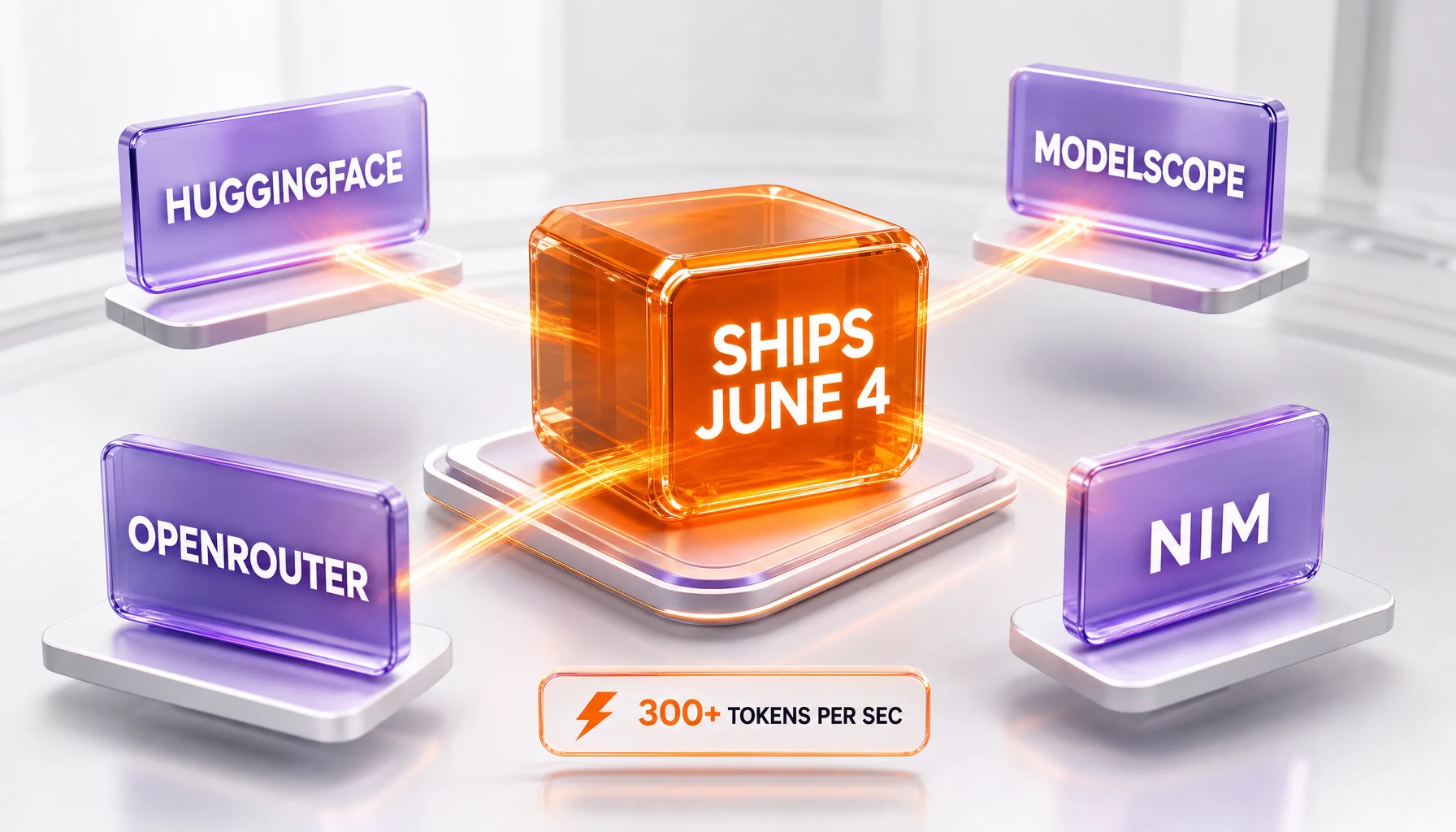 Nemotron 3 Ultra weights ship June 4 across HuggingFace, ModelScope, OpenRouter, NIM