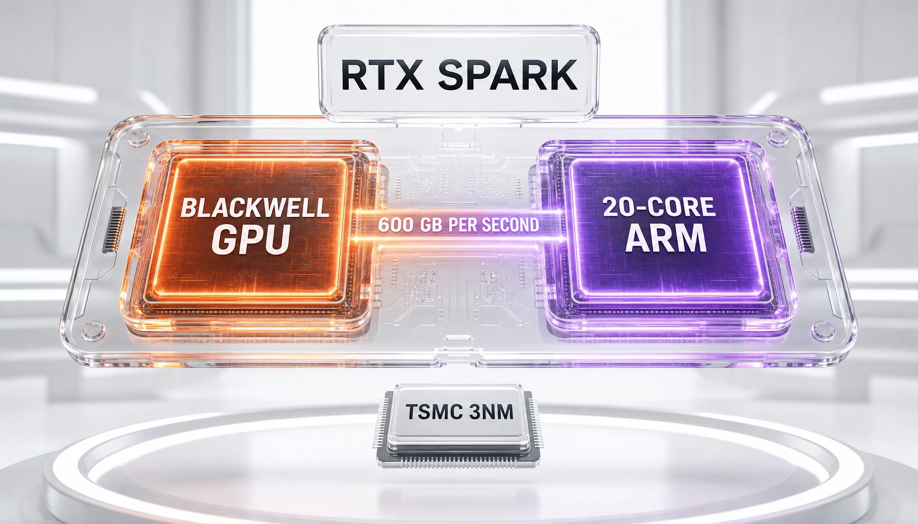 NVIDIA RTX Spark Arm PC chip unveiled at Computex 2026 with Blackwell GPU and 20-core Arm CPU