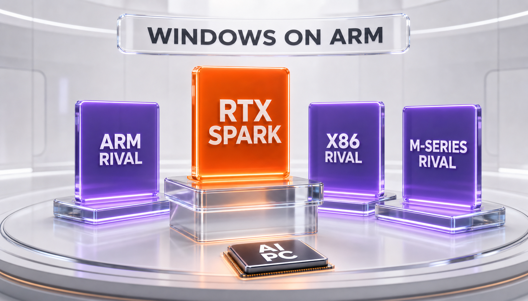 Windows-on-Arm competitive battle between RTX Spark and rival consumer AI PC chip platforms