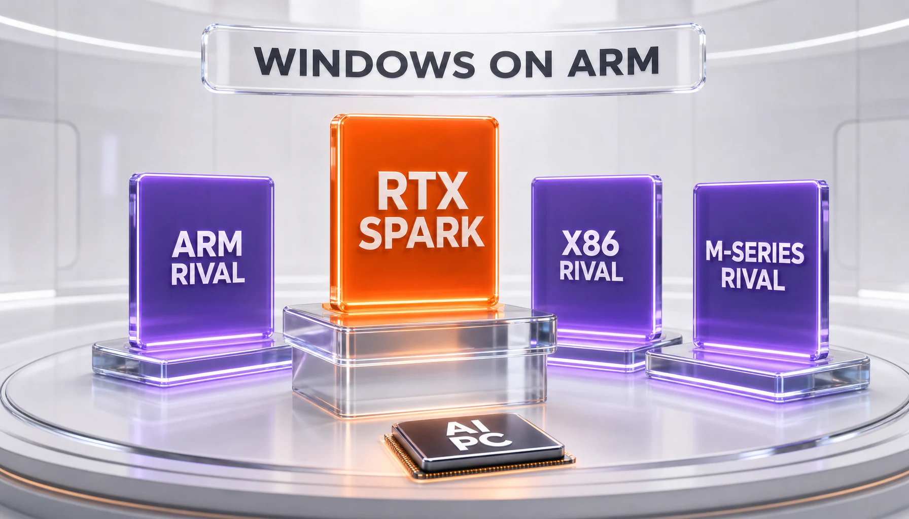 Windows-on-Arm competitive battle between RTX Spark and rival consumer AI PC chip platforms