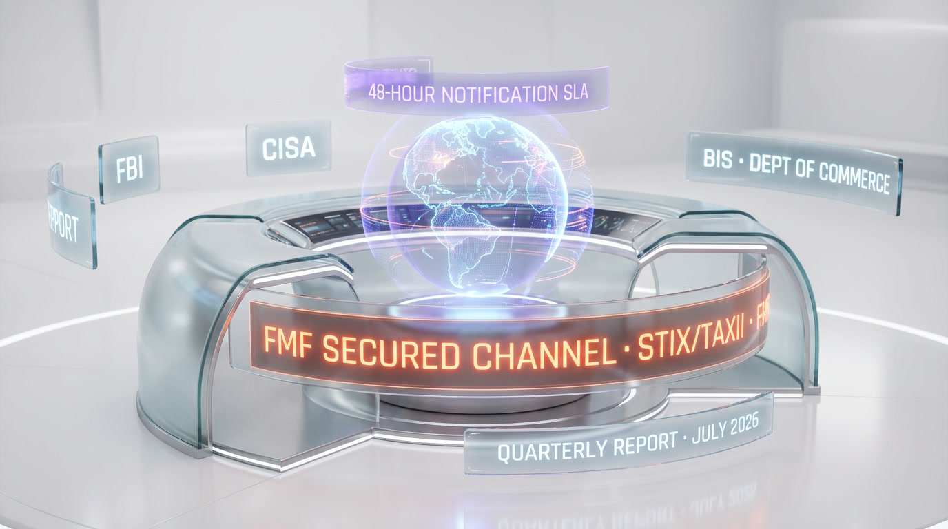 Frontier Model Forum secured threat-sharing channel — OpenAI Anthropic Google 48-hour notification SLA