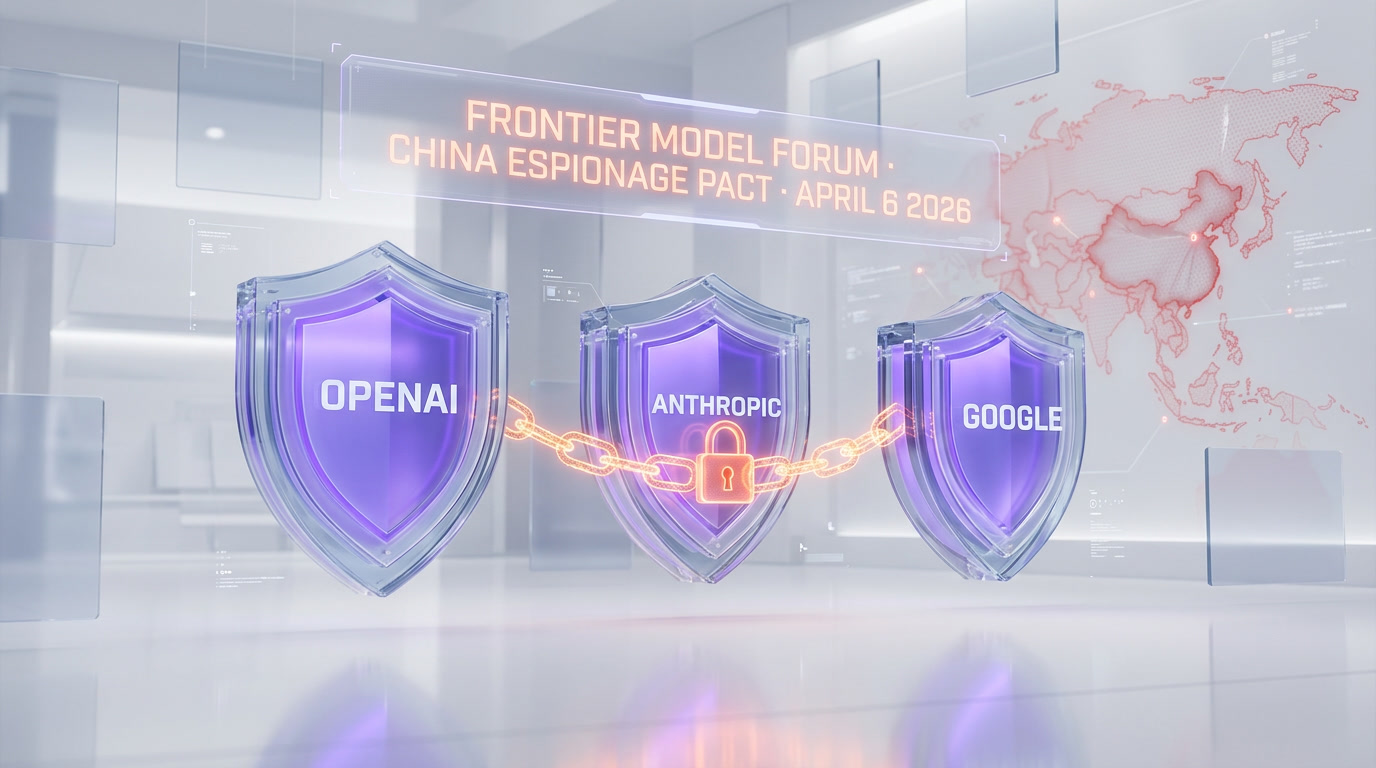 OpenAI Anthropic Google unite against China AI espionage — Frontier Model Forum pact April 6 2026