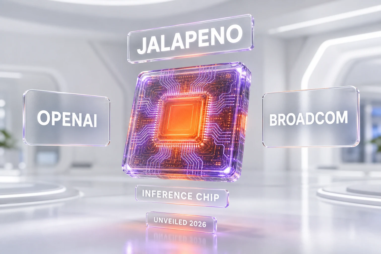 OpenAI Jalapeño — first custom AI inference chip co-designed with Broadcom, unveiled June 2026