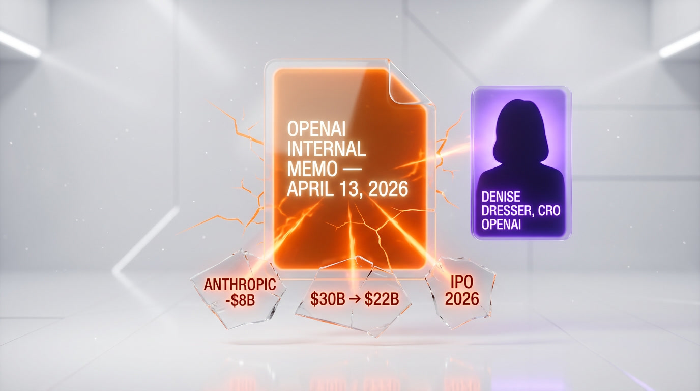 OpenAI CRO Denise Dresser accuses Anthropic of inflating revenue by $8 billion in leaked April 13 2026 memo — analyzed by ThePlanetTools