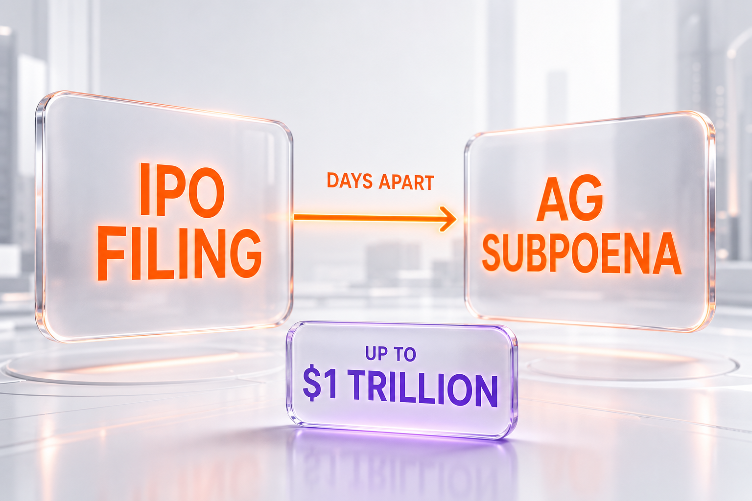 Timeline of OpenAI IPO filing and multistate subpoena June 2026