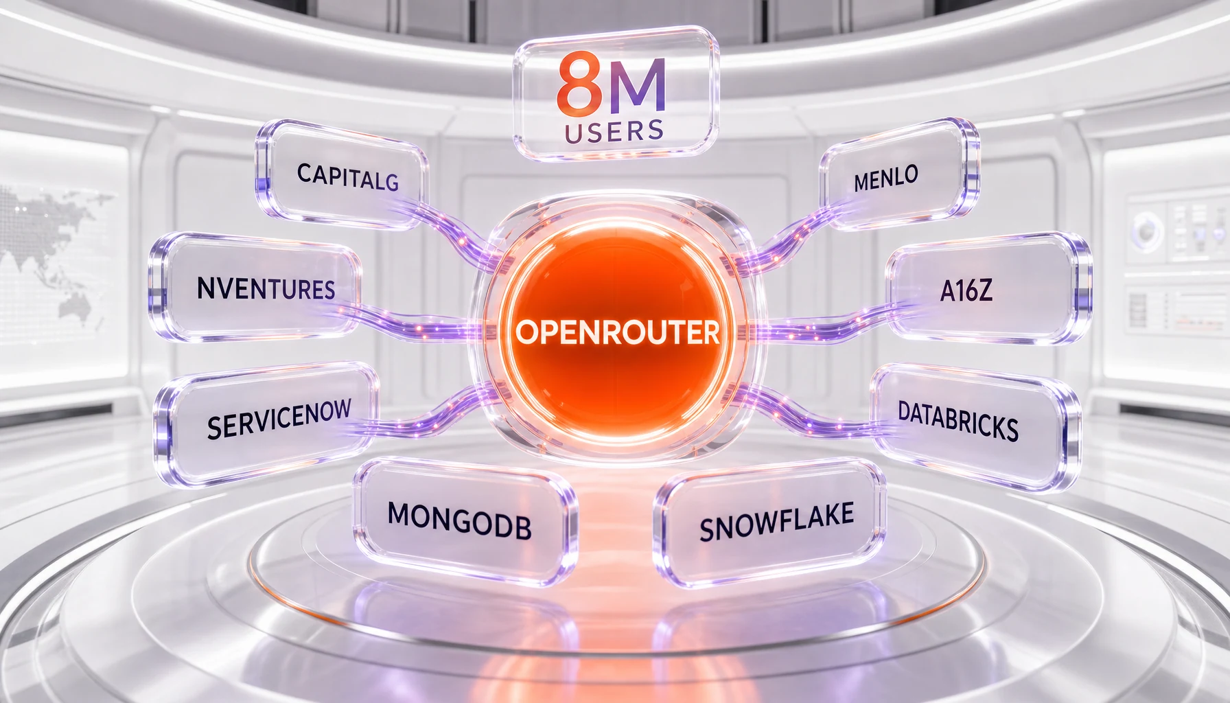 OpenRouter Series B investor syndicate — CapitalG, NVentures, ServiceNow, MongoDB, Snowflake, Databricks