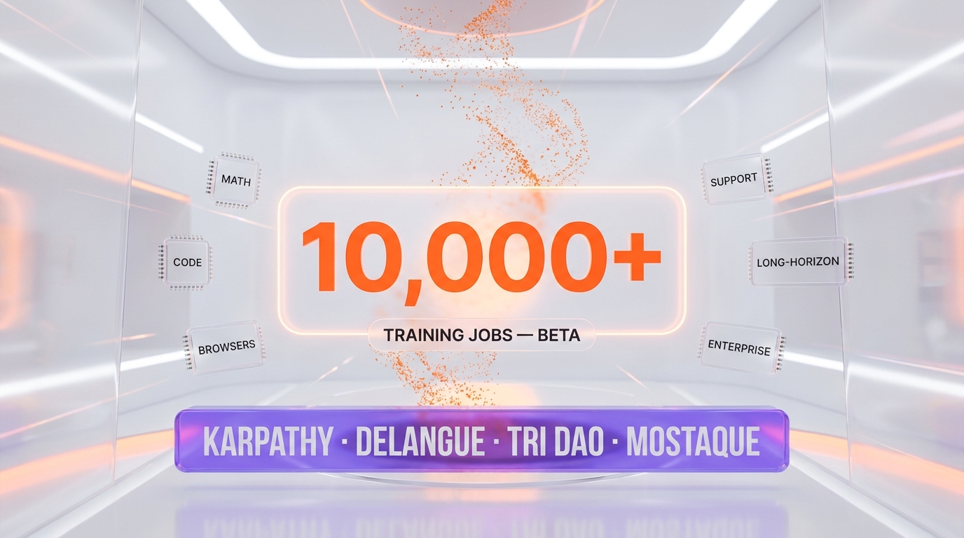Prime Intellect Lab — 10,000+ beta training jobs and notable backers