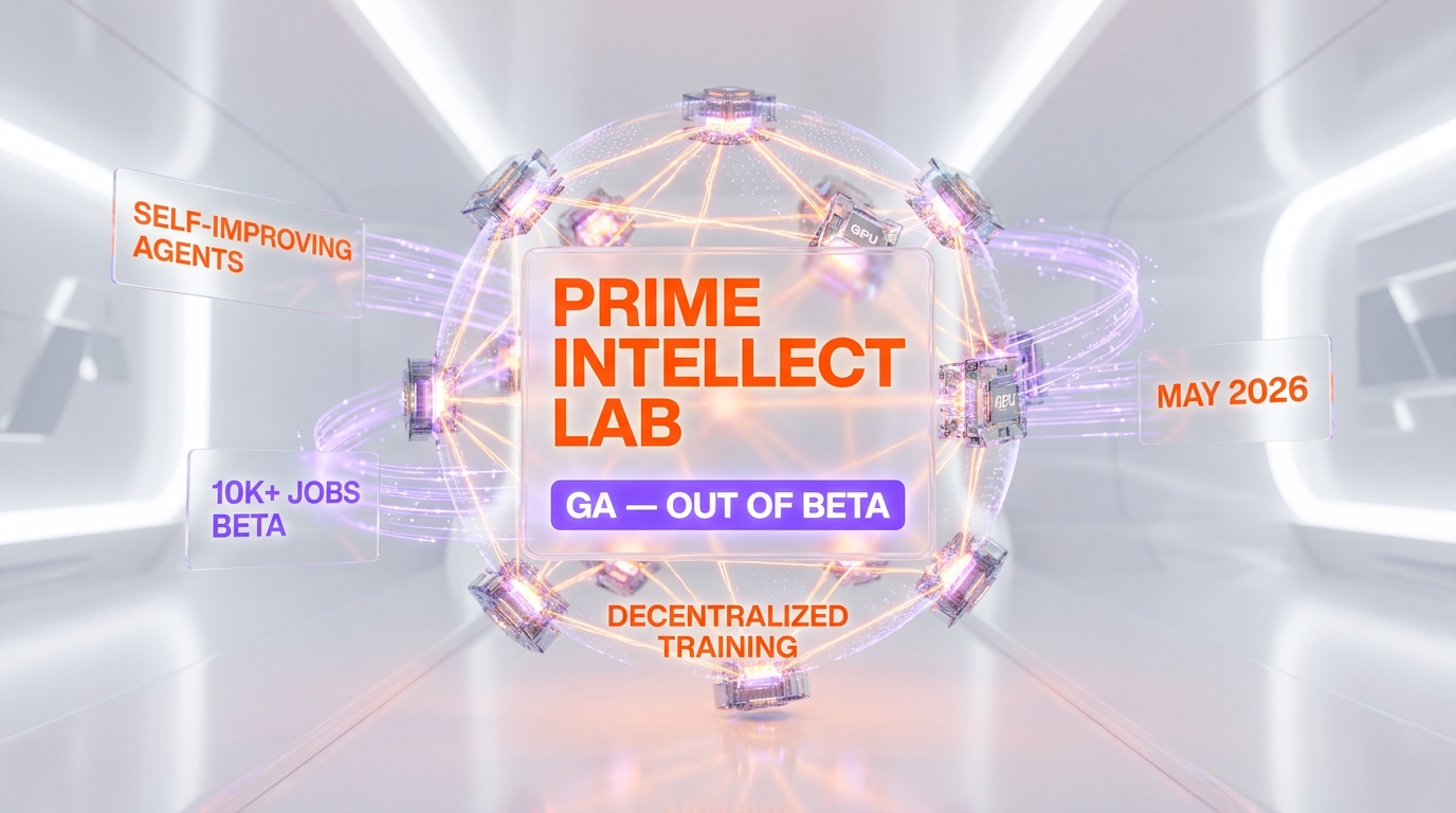 Prime Intellect Lab GA — decentralized self-improving agent training platform
