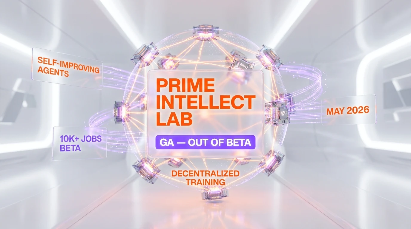 Prime Intellect Lab GA — decentralized self-improving agent training platform