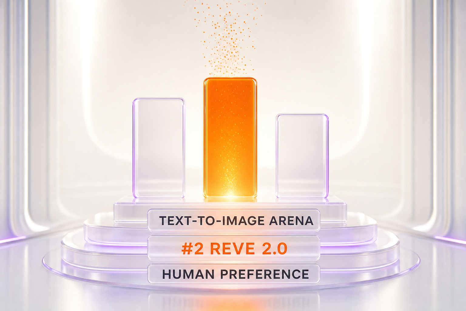 Reve 2.0 ranks second on the Text-to-Image Arena human-preference leaderboard behind GPT Image 2 and ahead of Nano Banana 2