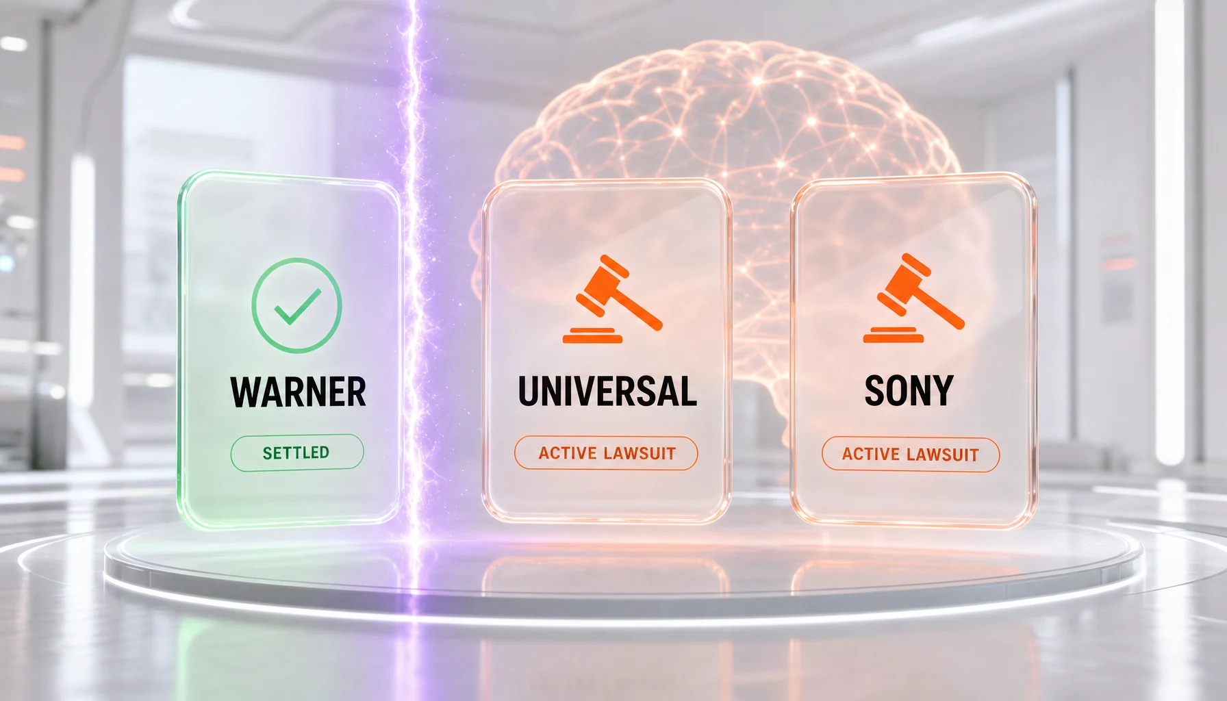 Suno copyright litigation status — Warner settled, Universal and Sony still in active litigation
