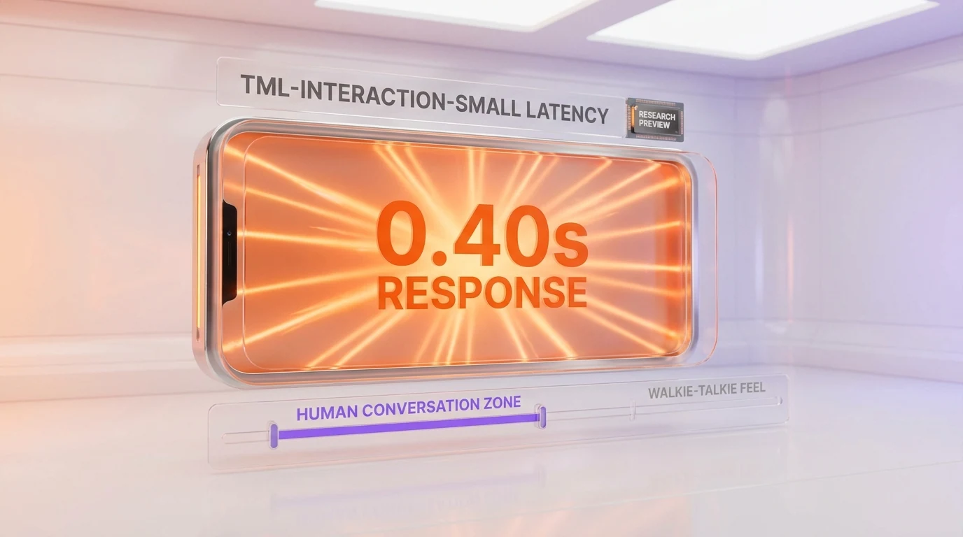 TML-Interaction-Small 0.40 second response latency architecture