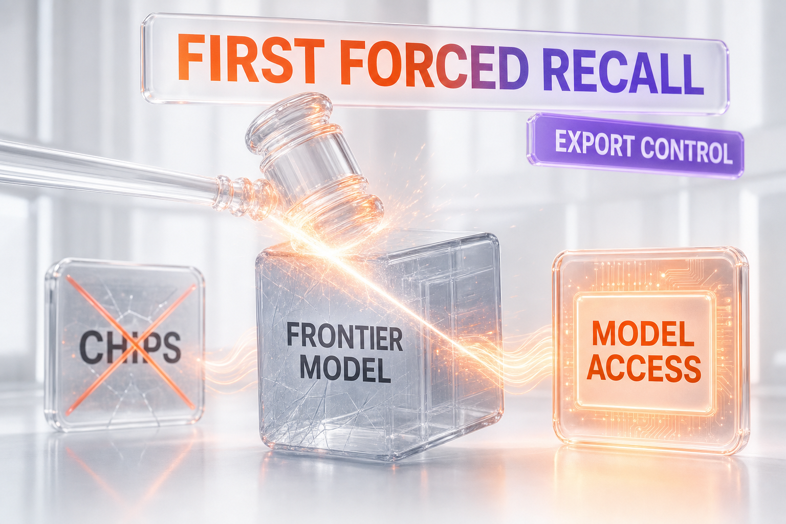 First government-forced recall of a deployed frontier AI model, applied at the model-access level rather than to hardware