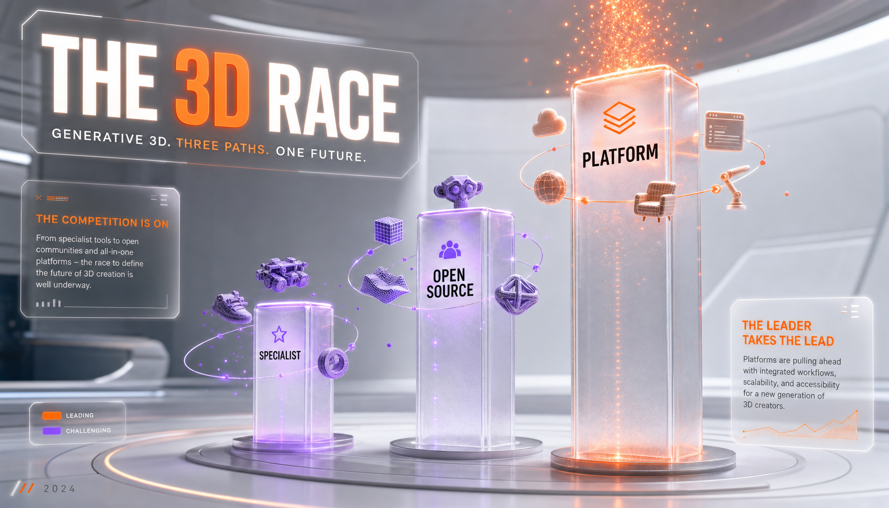 The generative 3D race: Vast Tripo AI versus Tencent and Google