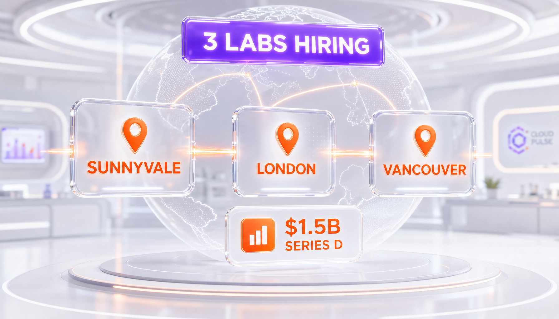 Wayve Labs three hiring locations — Sunnyvale, London HQ, Vancouver