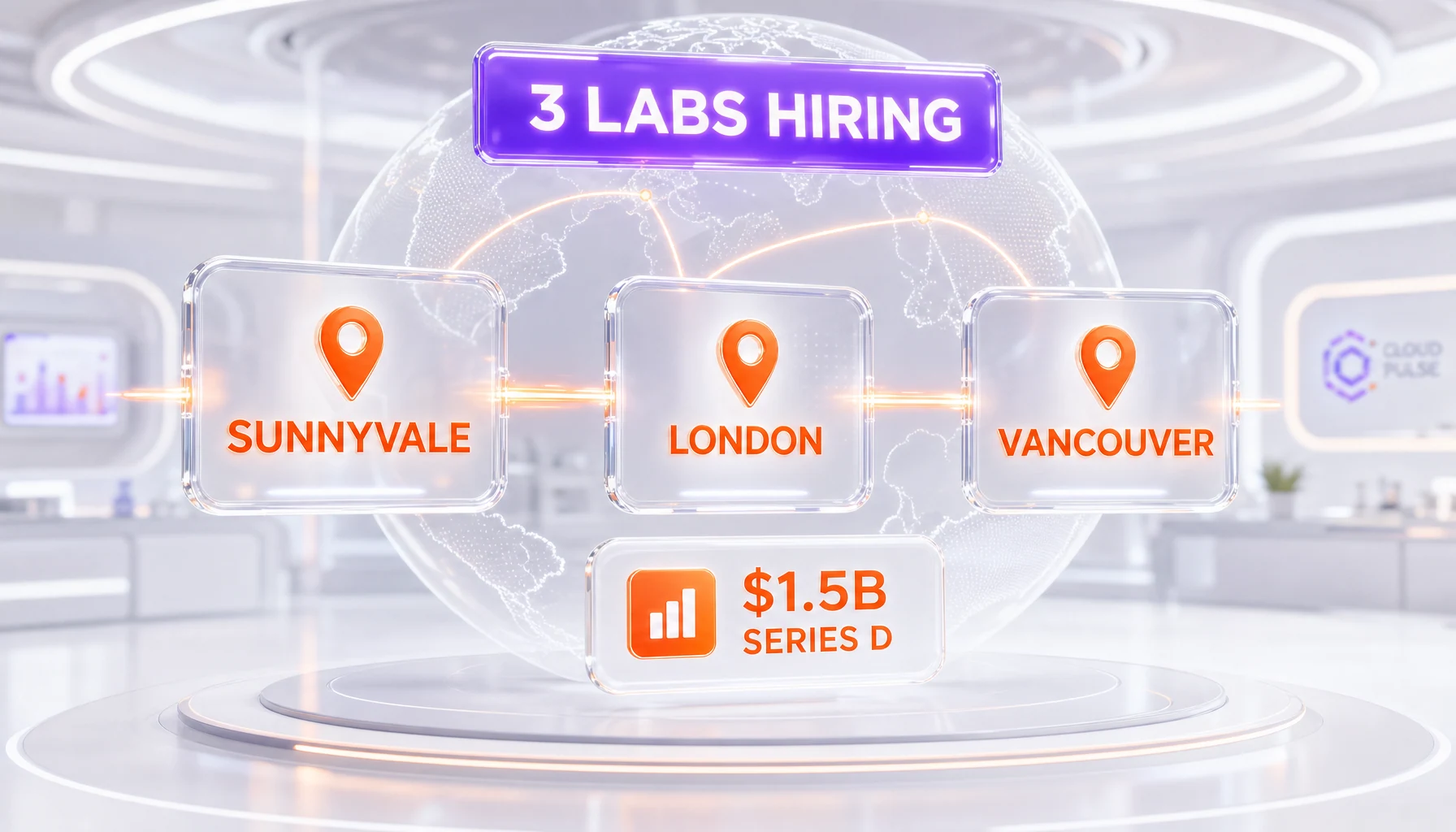 Wayve Labs three hiring locations — Sunnyvale, London HQ, Vancouver