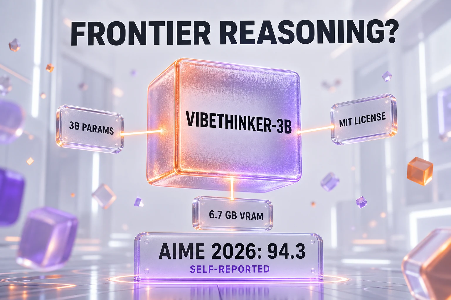 VibeThinker-3B — a 3B open-weight reasoning model and the benchmark debate
