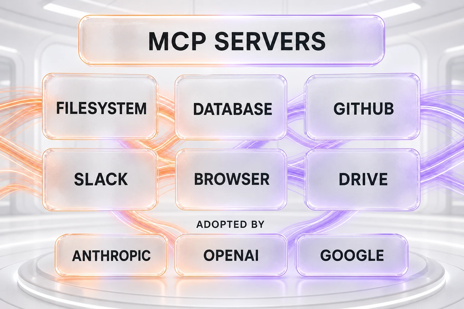 The MCP ecosystem — popular servers and the labs that adopted it