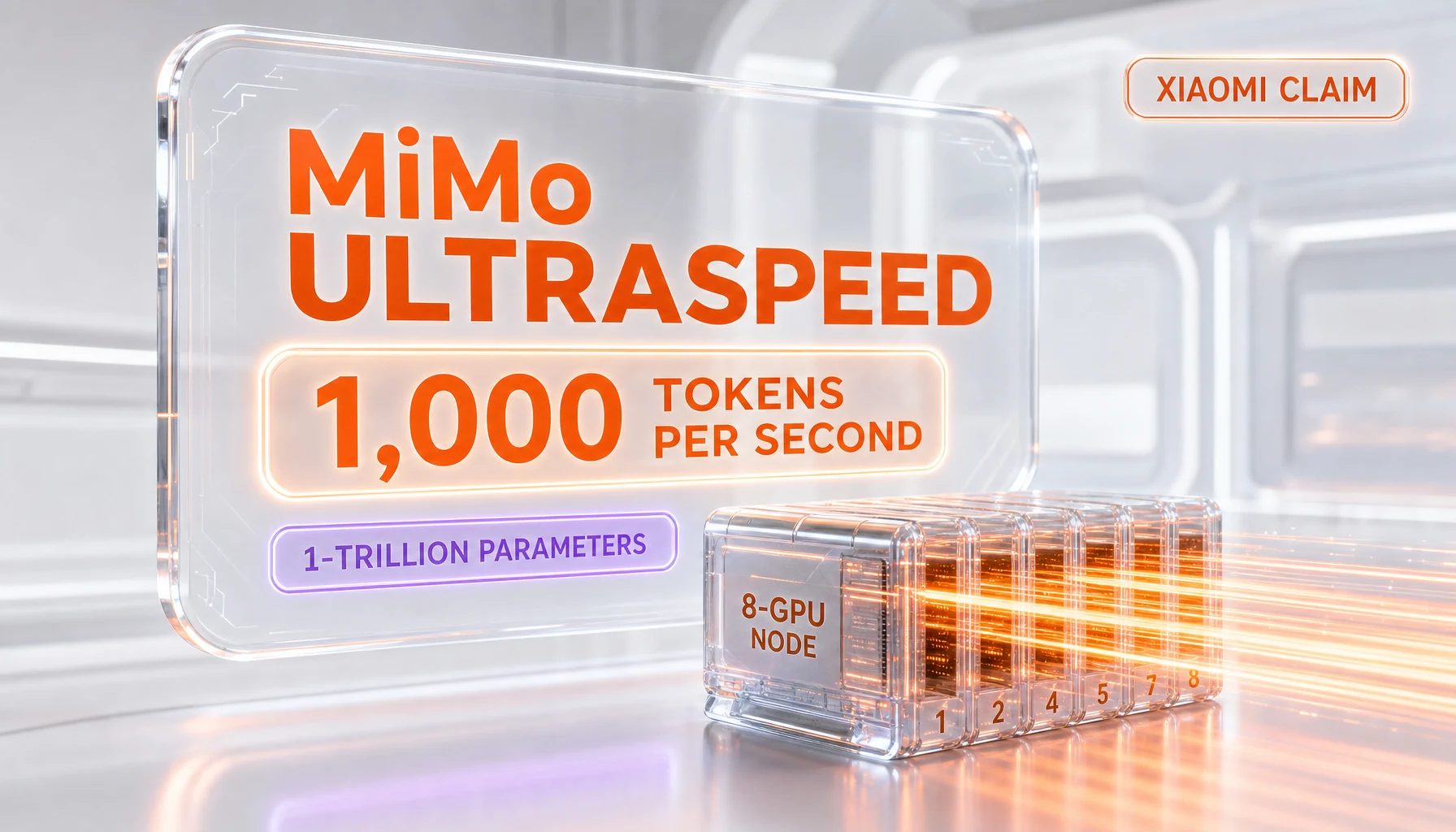 Xiaomi MiMo UltraSpeed — 1,000 Tokens Per Second