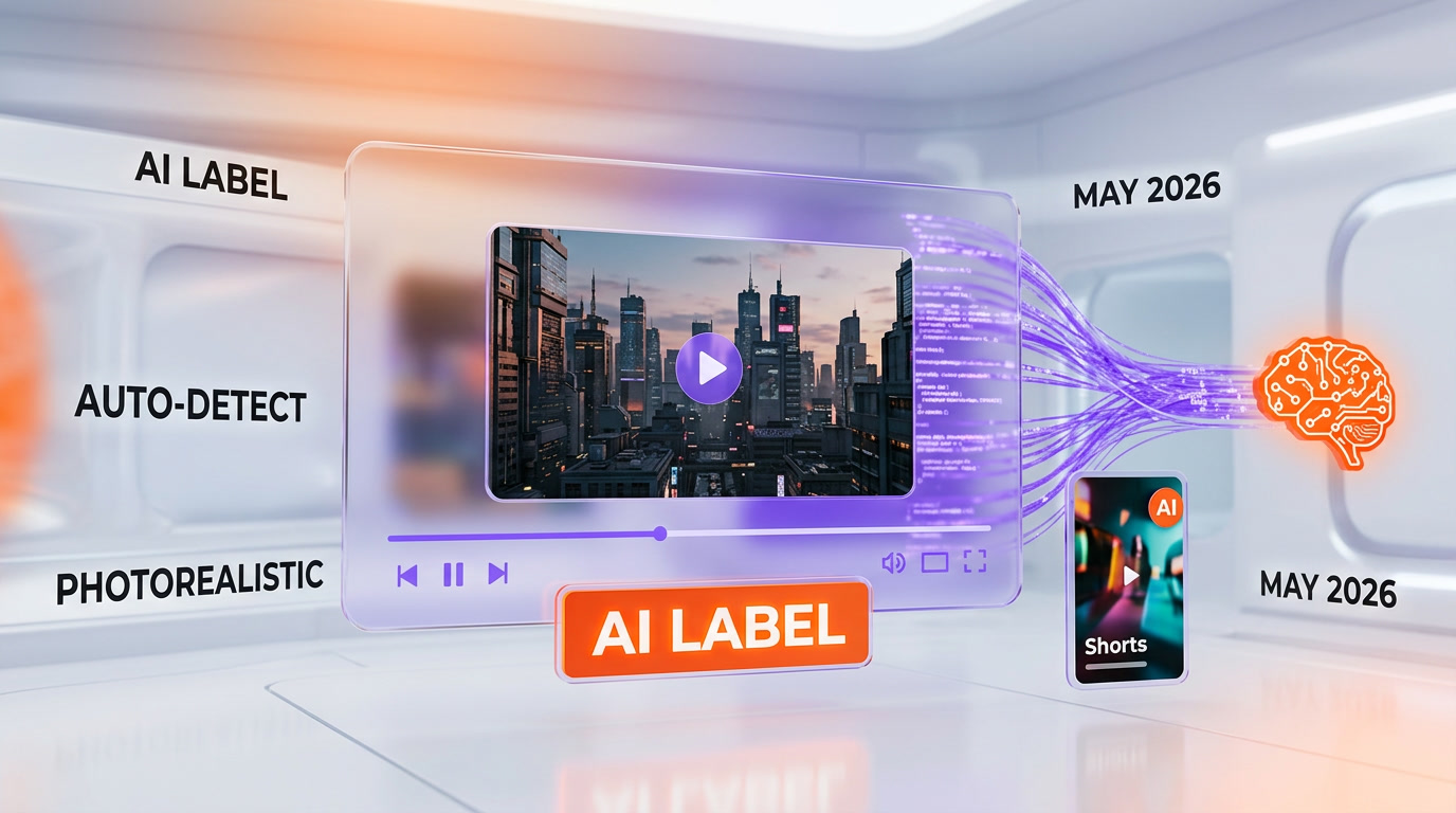 YouTube automatic AI labels for photorealistic AI video — ThePlanetTools.ai