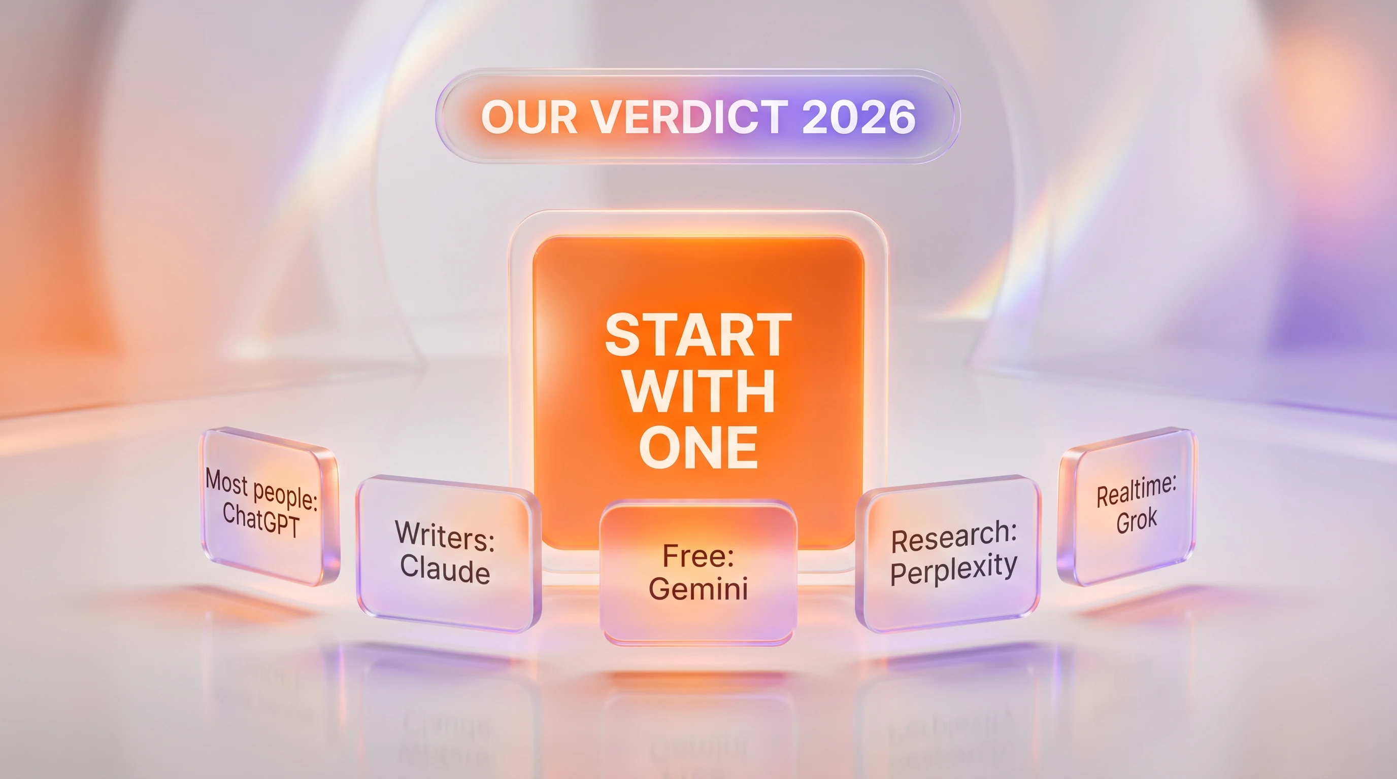 Our verdict on the best everyday AI assistant for 2026 — start with one pick per profile