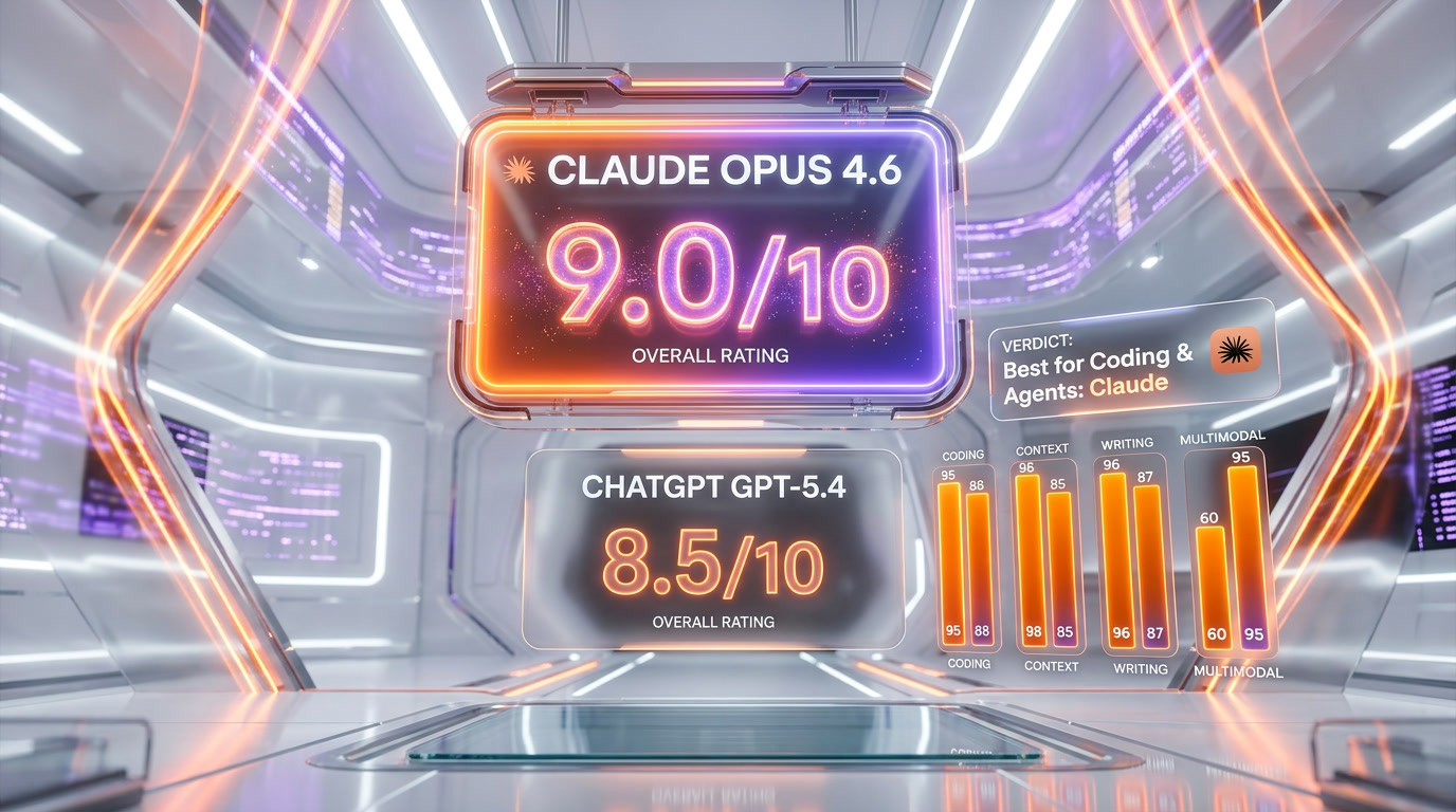 ChatGPT vs Claude verdict chart — pricing, benchmarks, and feature comparison