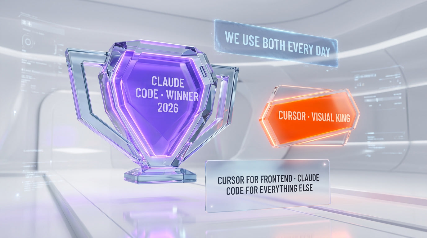 Final verdict — Claude Code wins 2026 overall versus Cursor, but daily workflow uses both