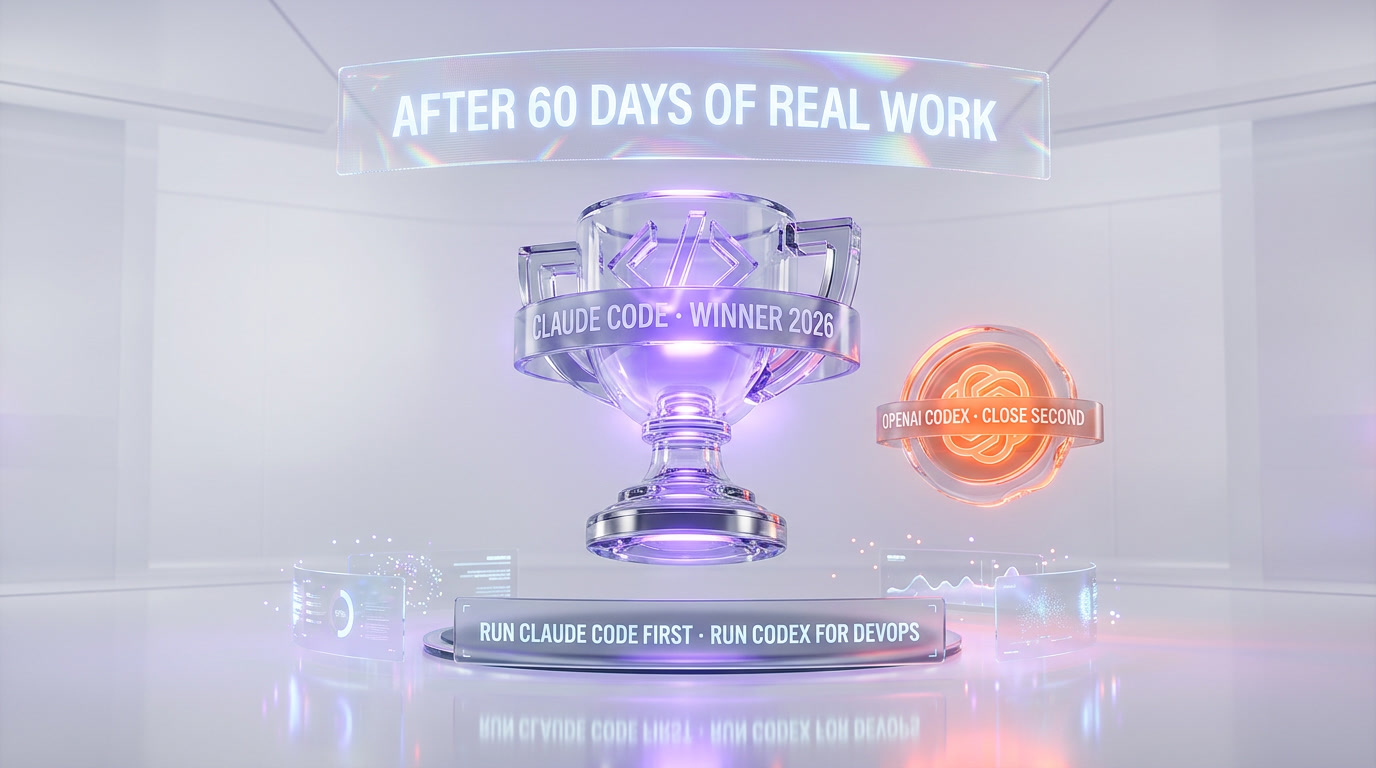 Final verdict — Claude Code wins 2026 terminal AI coding agent race, OpenAI Codex close second