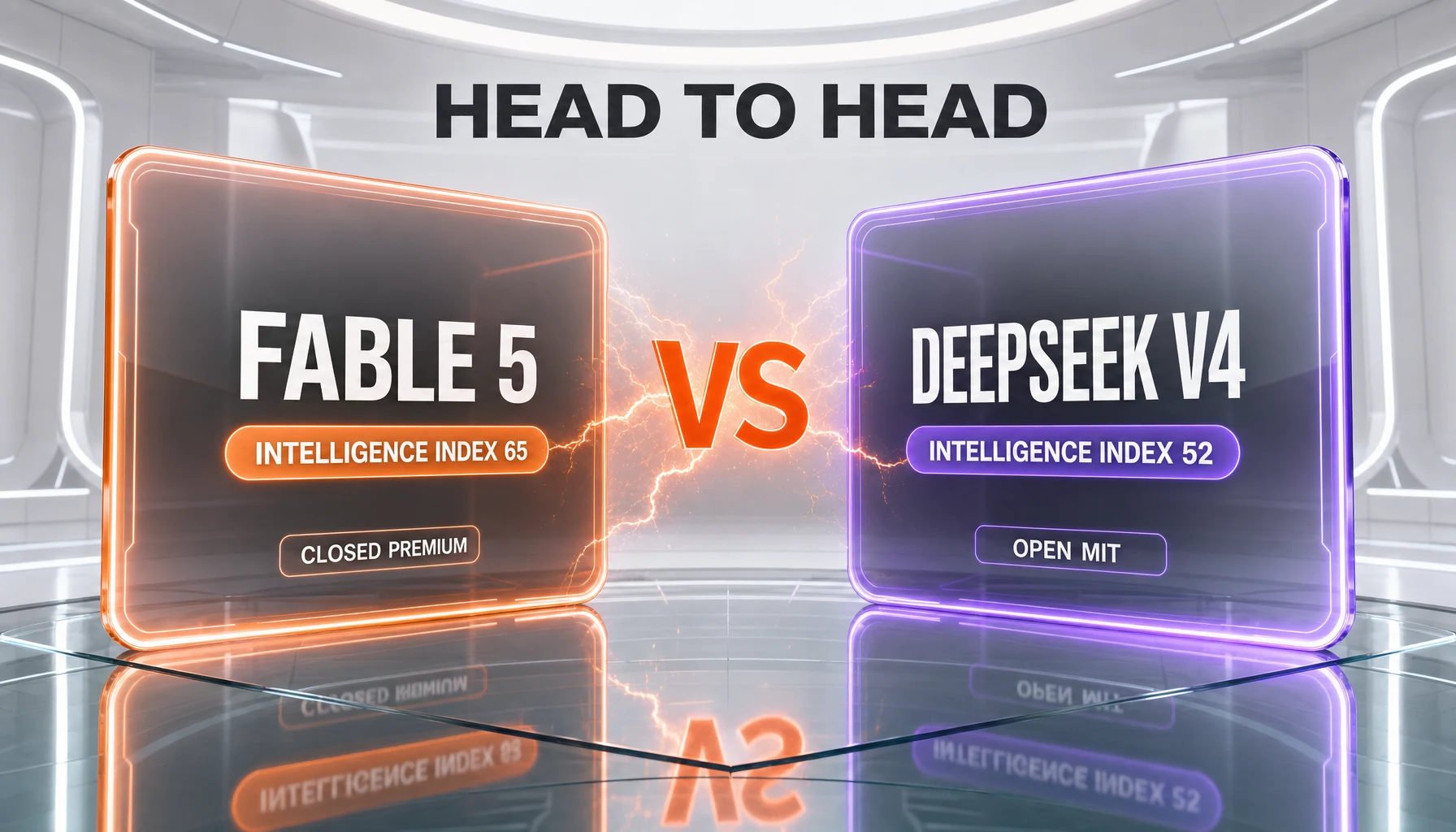 Claude Fable 5 vs DeepSeek V4 — the most expensive closed frontier model against the cheapest open-weight flagship, pricing and benchmarks compared side-by-side by ThePlanetTools