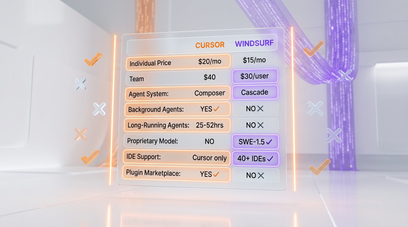 Cursor vs Windsurf: Which AI IDE Should You Use in 2026? — Comparison
