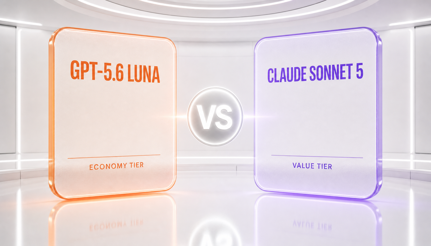 GPT-5.6 Luna vs Claude Sonnet 5 — economy tier versus value tier, side-by-side comparison by ThePlanetTools