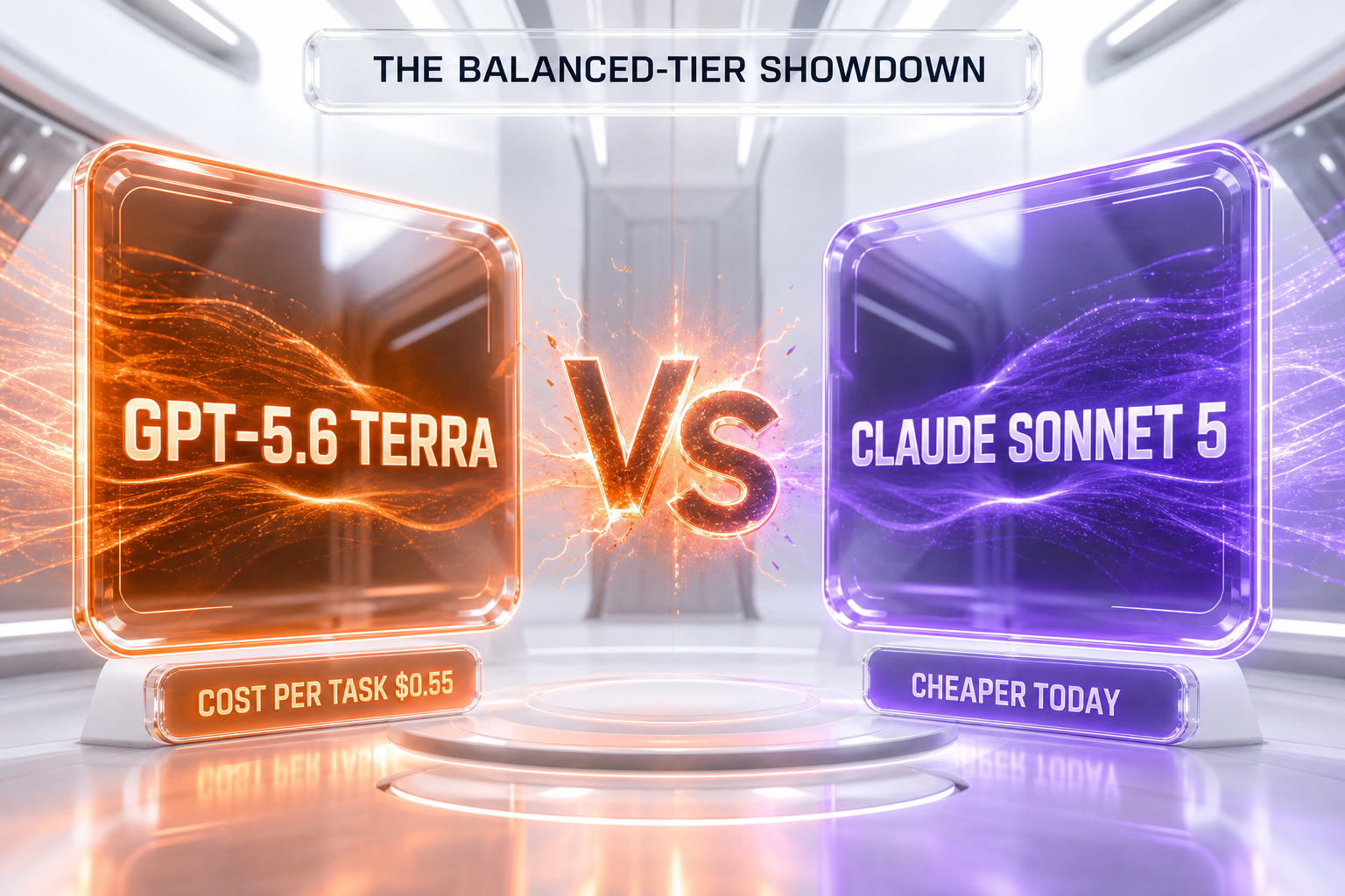 GPT-5.6 Terra vs Claude Sonnet 5 — OpenAI's balanced capability tier against Anthropic's midsize model, compared side-by-side by ThePlanetTools
