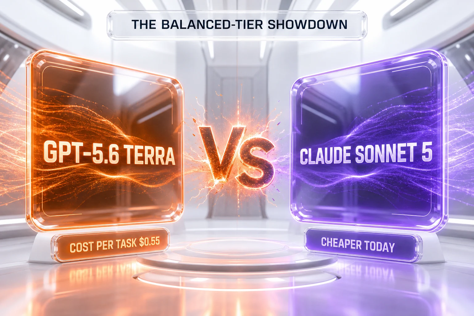 GPT-5.6 Terra vs Claude Sonnet 5 — OpenAI's balanced capability tier against Anthropic's midsize model, compared side-by-side by ThePlanetTools