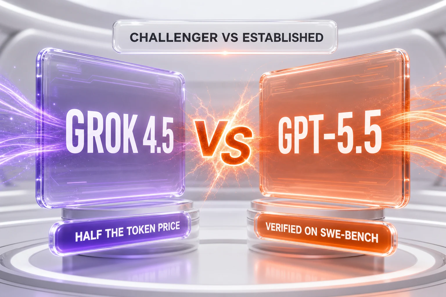 Grok 4.5 vs GPT-5.5 — SpaceXAI's price-aggressive challenger against OpenAI's established flagship, compared side-by-side by ThePlanetTools