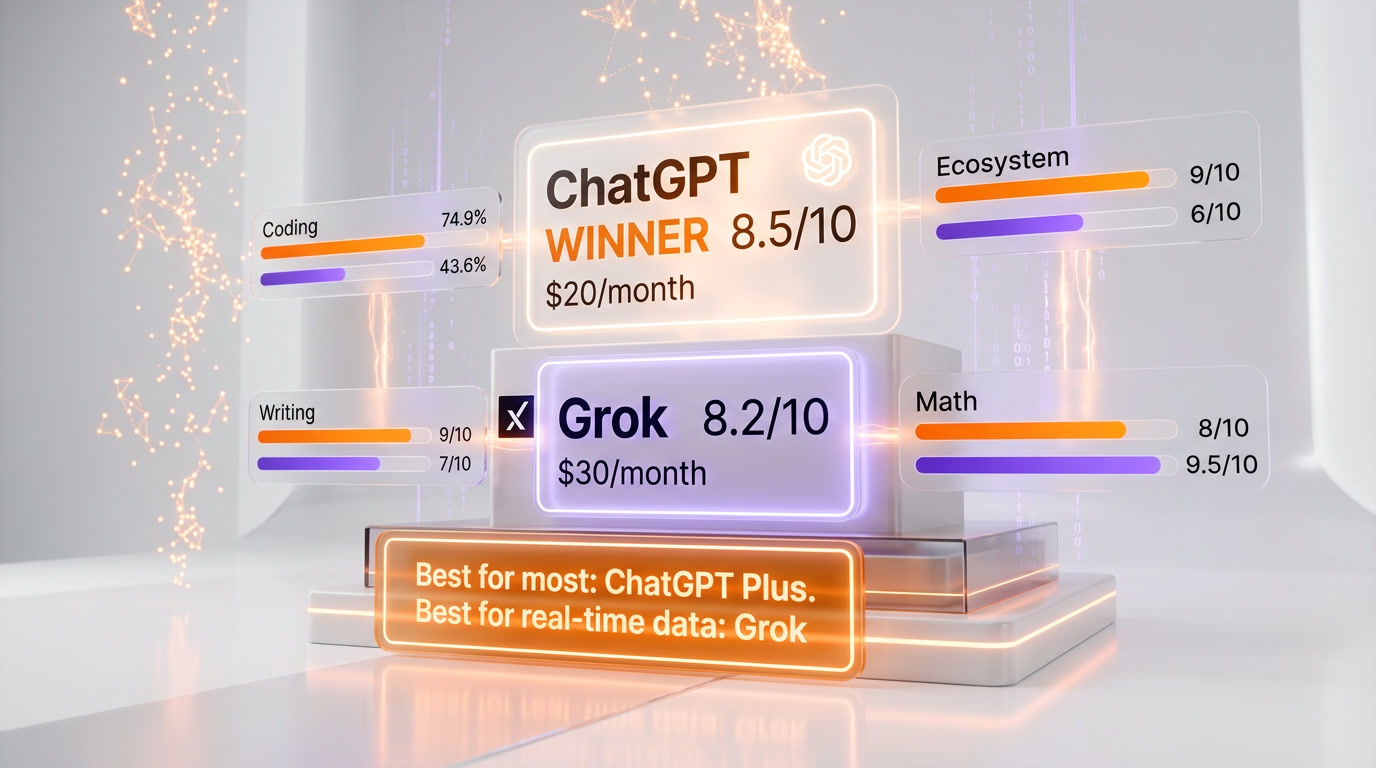 Grok vs ChatGPT: Which AI Assistant Should You Use in 2026? — ChatGPT Verdict Winner